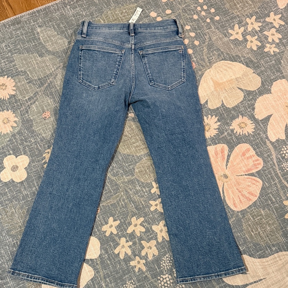 NWT Madewell Mid Rise Kick Out Jeans 25P - Picture 4 of 4